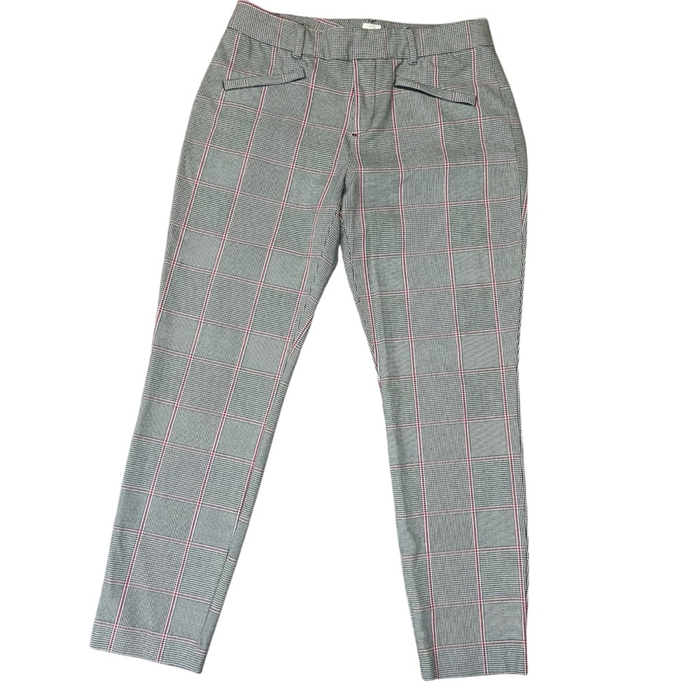 GAP Curvy Signature Plaid Ankle Pants Size 6